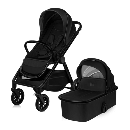 LIONELO universāls ratiņi LAYLA 2in1, Black onyx, LO-LAYLA 2IN1 
