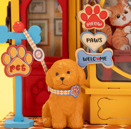 ROLIFE koka konstruktors Mājdzīvnieku veikals, DS045 