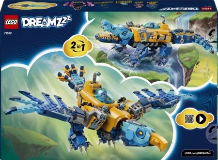 71512 LEGO® DREAMZzz™ Krokodilu zemūdene 