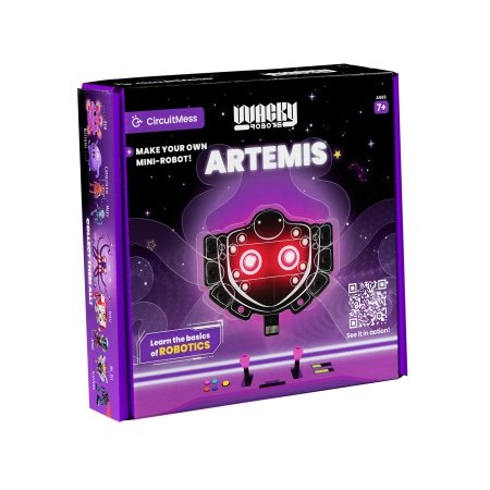 CIRCUITMESS Wacky Robot izglītojošs STEM komplekts Artemis, CM-SA-ARTEMIS 