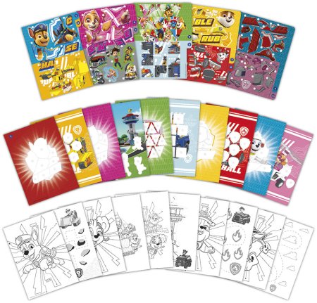 TOTUM PAW PATROL radošais komplekts - Sticker By Number Book, 721159 