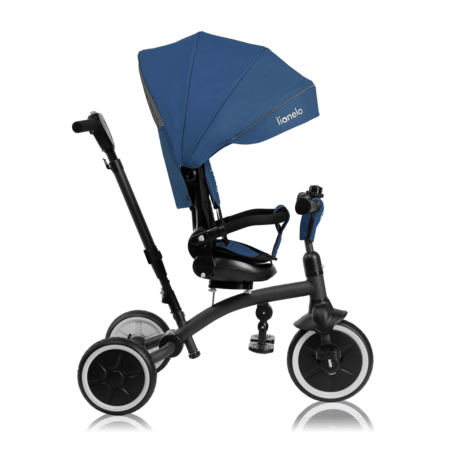 LIONELO trīsritenis TRIS PLUS, Blue denim, LO-TRIS PLUS 