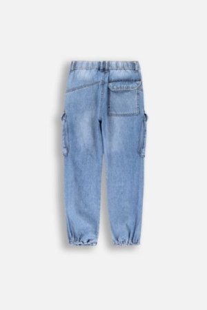 COCCODRILLO džogera bikses JEANS COLLECTION GIRL, zilas, ZC4123103JCG-014-164, 164 cm 