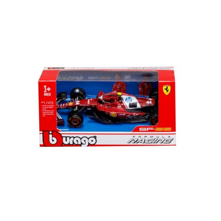 BBURAGO Scuderia Ferrari SF25 (2025) automašīnas modelis Nr. 44 Hamilton un Nr. 16 Leclerc, 18-36853 