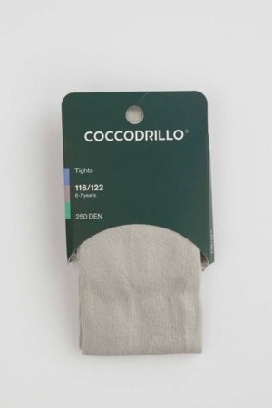 COCCODRILLO zeķubikses TIGHT COTTON PLAIN, pelēks, ZC5380201TCP-019-128, 128/134 cm 