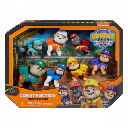 RUBBLE & CREW figure set Construction Family Gift Pack, 6067084 
