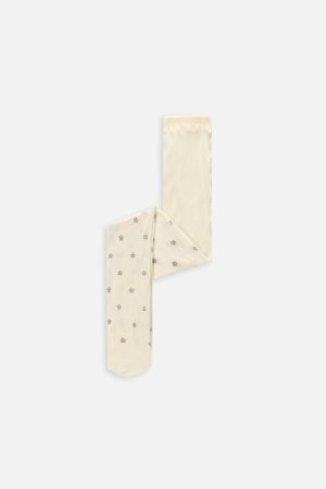 COCCODRILLO zeķubikses TIGHT MICROFIBRE COLORFUL, ecru, WC4380304TMC-003- 