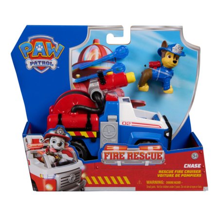 PAW PATROL transportlīdzeklis Fire Rescue Chase, 6072641 