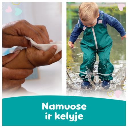 PAMPERS bērnu mitrās salvete SENSITIVE, 4x52 gab. 