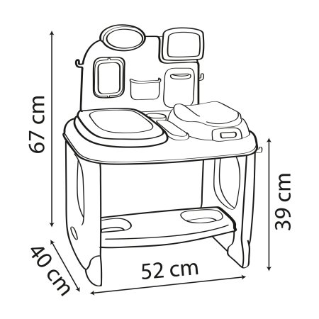 SMOBY bērnu kopšanas rotaļu komplekts, 7600240305 