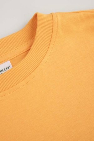 COCCODRILLO t-krekls ar īsam piedurknēm, oranži, WC6143205MBJ-006-140, 140 cm 