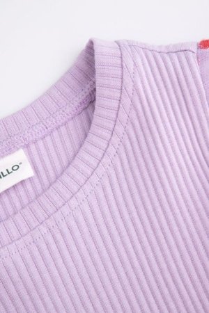 COCCODRILLO krekls ar īsām piedurknēm REBEL GIRL KIDS, violeta, WC5143202RGK-016-122, 122 cm 