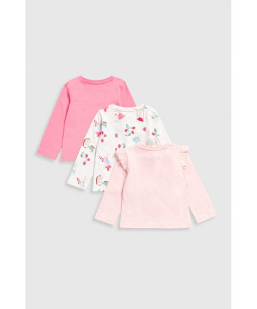 MOTHERCARE pikkade varrukatega t-särk 3 tk., JL448 