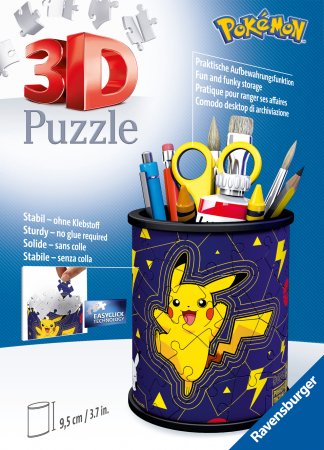 "RAVENSBURGER 3D puzles-zīmuļu turētājs ""Pokemon"", 54 gab., 11257" 11257