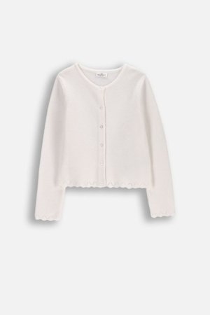 COCCODRILLO kardigāns, balts, WC6172204EJG-001-158, 158 cm 