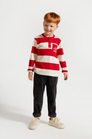 COCCODRILLO t-krekls ar īsam piedurknēm ACADEMY BOY KIDS, sarkans, ZC4143101ABK-009-092, 92 cm 