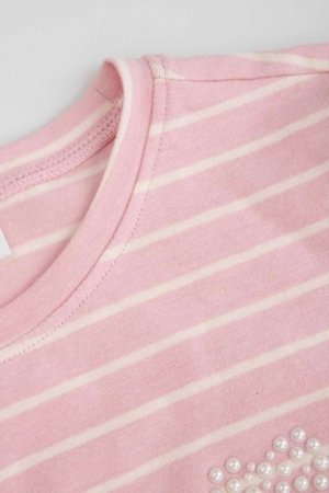 COCCODRILLO t-krekls ar īsam piedurknēm, rozā, cm 