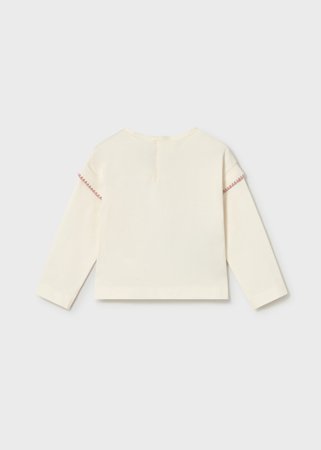 MAYORAL t-krekls ar garām piedurknēm, bone, 1.088-30, cm 