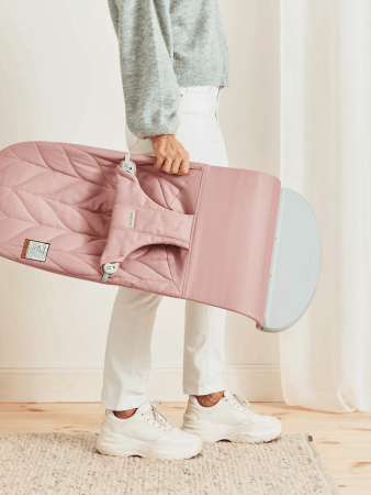 BABYBJÖRN šūpuļkrēsls BLISS Wowen, dusty pink, 006222 