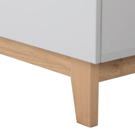 ROBA pārtinamais galds CARO, Light grey/Golden oak, 1731789 