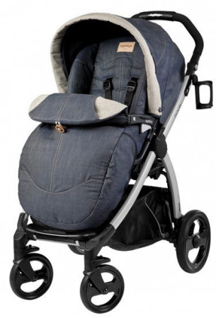 PEG PEREGO Sporta daļa ratiema pop up completo blue denim ISPV300062DF51DB51