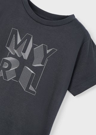 MAYORAL t-krekls ar īsām piedurknēm, asphalt, 170-26, 134 cm 