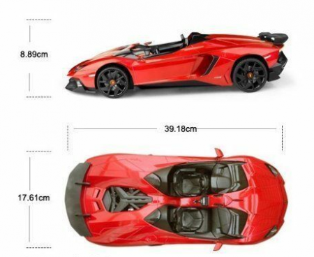 RASTAR radiovadāms auto modelītis  Lamborghini Aventador J 1:12, 57500 57500