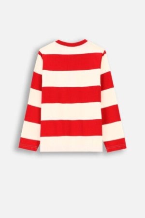 COCCODRILLO t-krekls ar īsam piedurknēm ACADEMY BOY KIDS, sarkans, ZC4143101ABK-009-092, 92 cm 