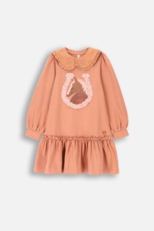 COCCODRILLO kleita RODEO GIRL KIDS, powder pink, ZC4129102RGK-033-122, 122 cm 