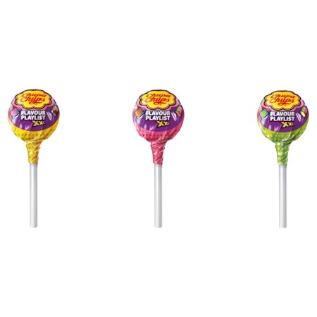 CHUPA CHUPS konfekte XXL PLAYLIST, dažādas garšas, 29 g., CHUP6054 