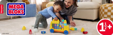 MEGA BLOKS Build & Count autobuss, JKG34 