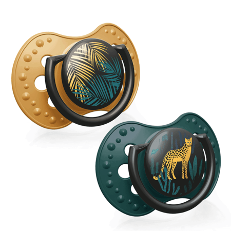 LOVI silikona knupis JUNGLE VIBES BOY 3-6 mēn. 2 gab. 22/902boy 22/902boy