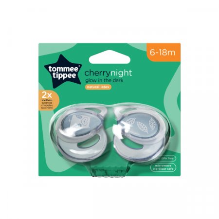 Tommee Tippee māneklītis apaļš lateksa 6-18m 2gb 43354801 433548