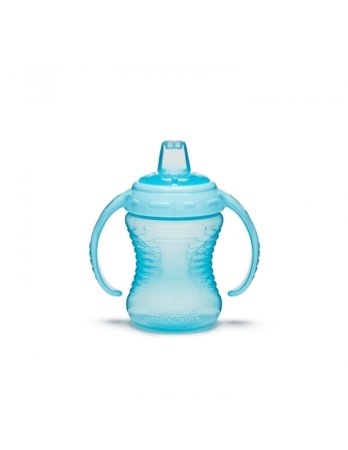 MUNCHKIN mācību pudele ar rokturiem un mīkstu izsmidzinātāju, Gentle Transition, zils, 90460, 118 ml 