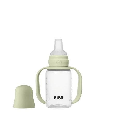 BIBS treniņkrūzīte ar rokturiem, 150 ml., Sage 
