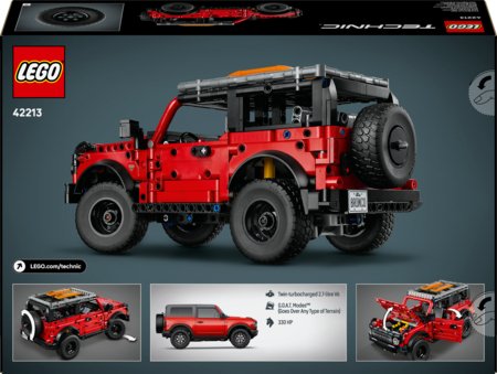 42213 LEGO® Technic Ford Bronco® apvidus auto 
