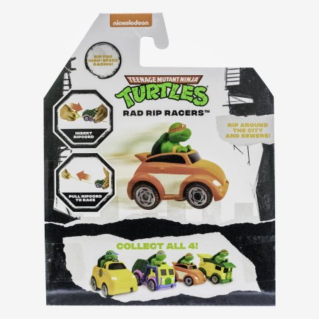 "TMNT transportl?dzeklis ar fig?ru ""Rad Rip Racers"", sortiments, 71046" 71046