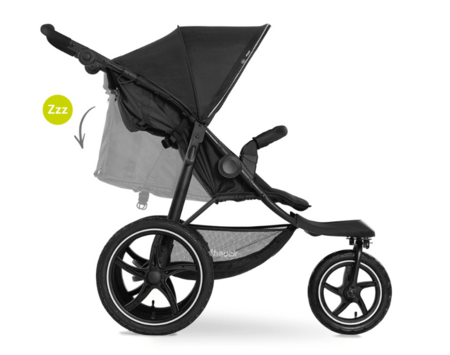 HAUCK ratiņi RUNNER 2, Black, 274200 