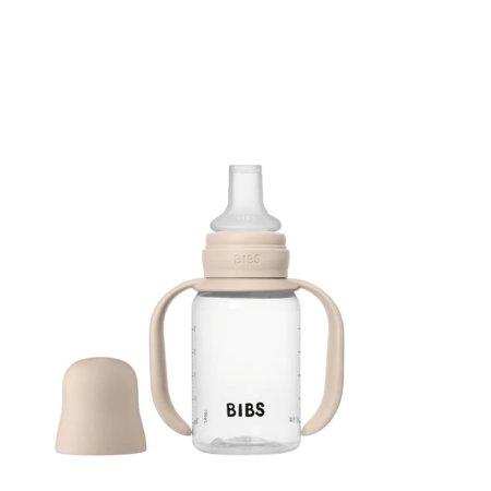 BIBS treniņkrūzīte ar rokturiem, 150 ml., Blush 
