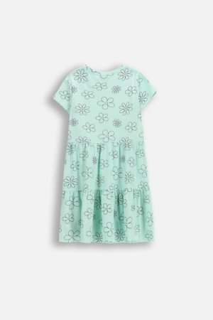 COCCODRILLO kleita ar īsam piedurknēm, zaļa, izmērs 