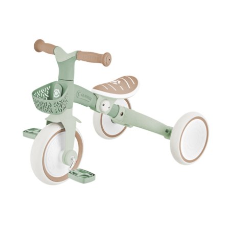 GLOBBER mācību trīsritenis Learning Trike 3in1 Plus, pistāciju, 738-109 