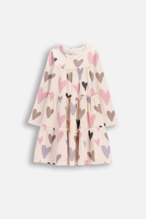 COCCODRILLO kleita ar garām piedurknēm, smilšu krāsa, WC6129101HGK-003-110, 110 cm 