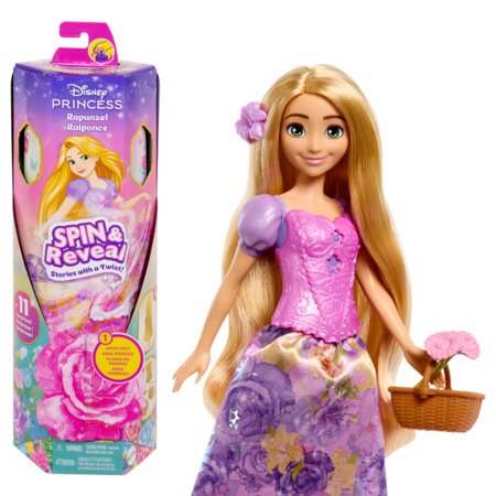 DISNEY PRINCESS Rapunzele Zeltmate Spin & Reveal, HTV86 