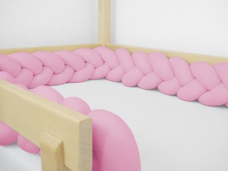 BENLEMI gultas aizsardzība, 200 cm., Pink, 8193/200-RUZ 