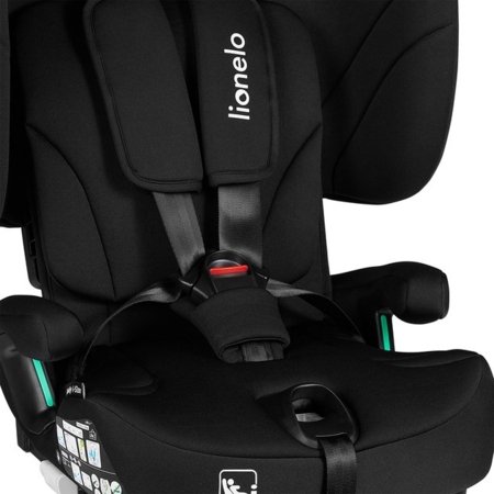 LIONELO autokrēsls NELLY I-SIZE, 76-150 cm., Black carbon 
