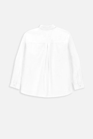 COCCODRILLO krekls ar garām piedurknēm, balts, WC4140101BSG-001-164, 164  