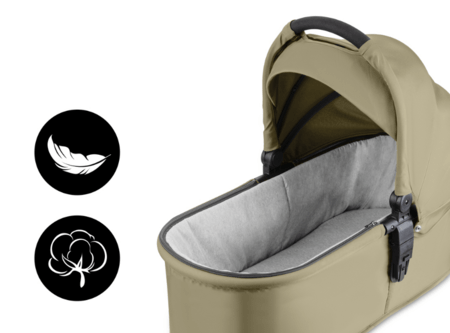 HAUCK universāls ratiņi SHOP N CARE TRAVEL SET, Olive, 149256 