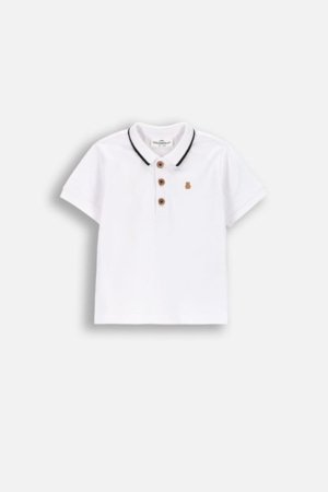 COCCODRILLO polo ar īsam piedurknēm, balti, izmērs 