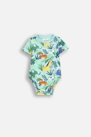 COCCODRILLO smilškrāsas krekls ar garām piedurknēm TROPICAL STORY BOY NEWBORN, krāsa, WC5112204TBN-022-086, 86 cm 