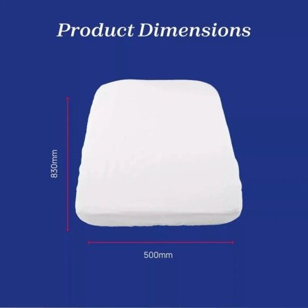 CHICCO matrača aizsargs NEXT2ME EVO, 50 × 83 cm, White 